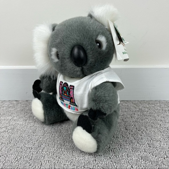 NWT toy hut koala Australia plush - Picture 1 of 7
